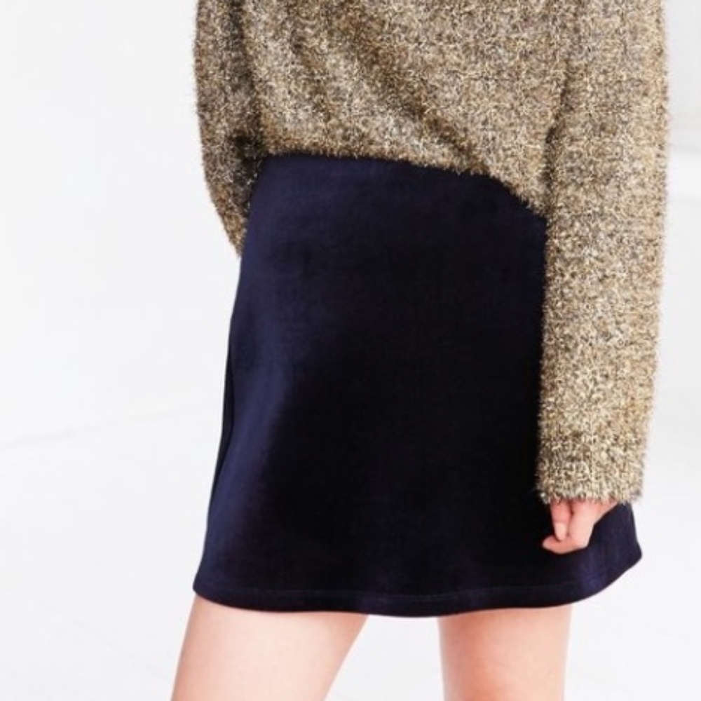 Velvet Mini Skirt - science + noise